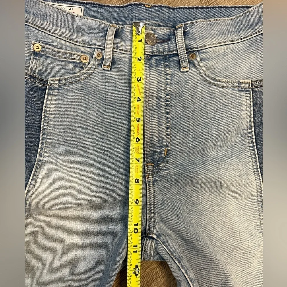GAP High Rise Two Tone Vintage Slim Jeans 27 - Picture 7 of 8